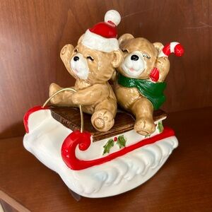 Musical rocking Teddy Bears Figurine